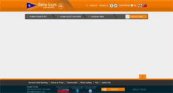 Desktop Screenshot of flamatours.com