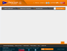 Tablet Screenshot of flamatours.com